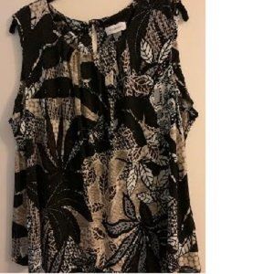 Calvin Klein Sleeveless Woman's Top 2X